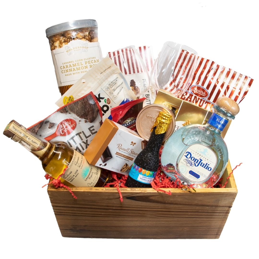 A Relaxing Time for Him Gift Basket– Liquor gift baskets – Canada delivery  – US delivery