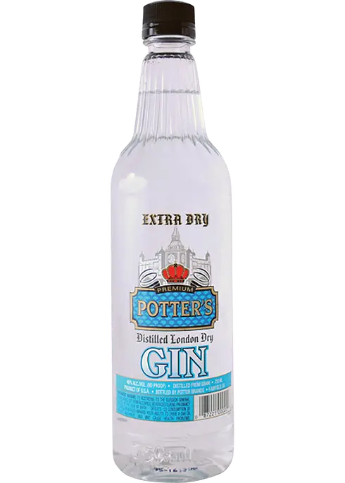 POTTERS London Dry Gin - Liquor Bar Delivery