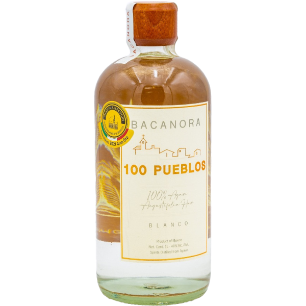 Bacanora 100 Pueblos Blanco 750 Ml - Liquor Bar Delivery