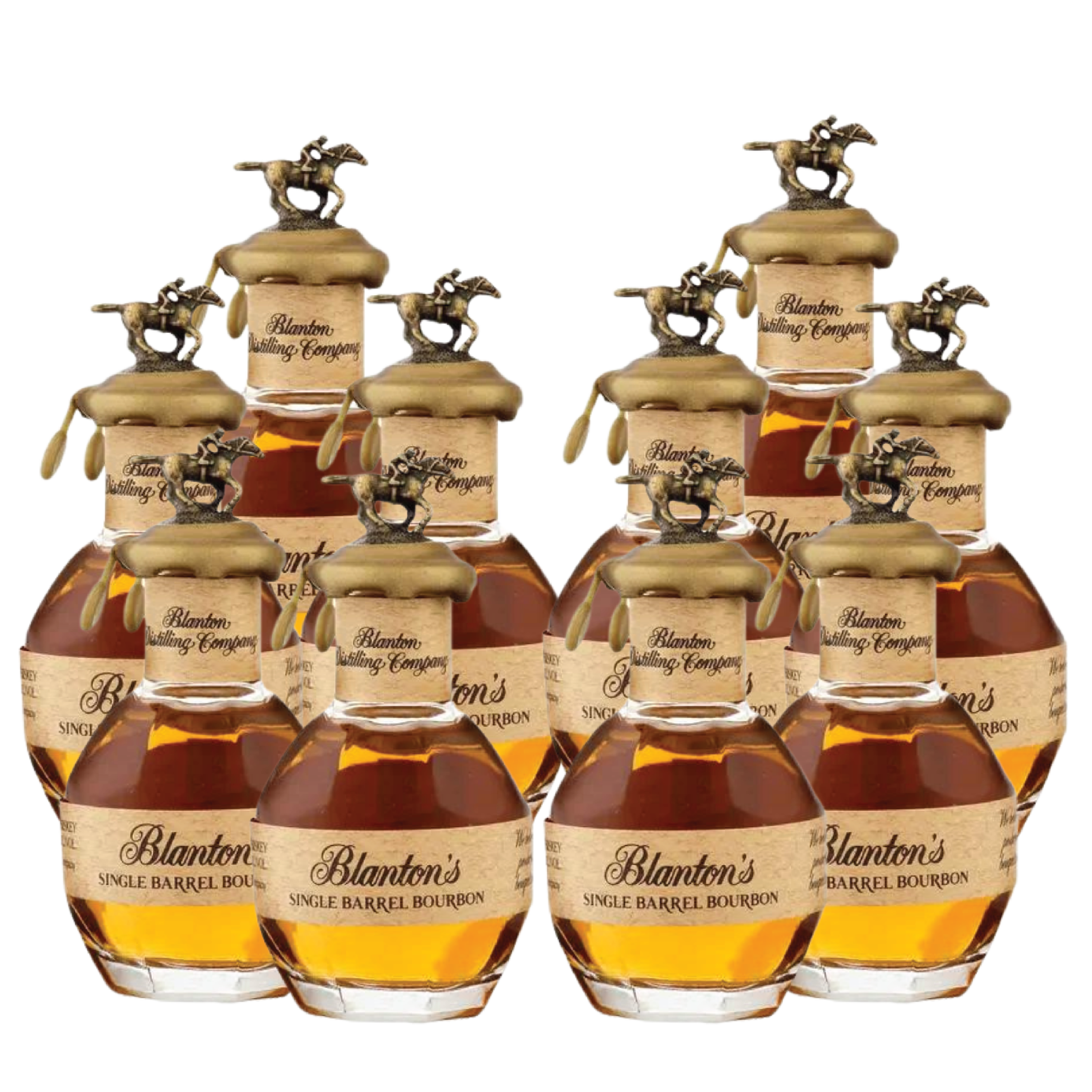 10 Blanton's Miniature Bourbon