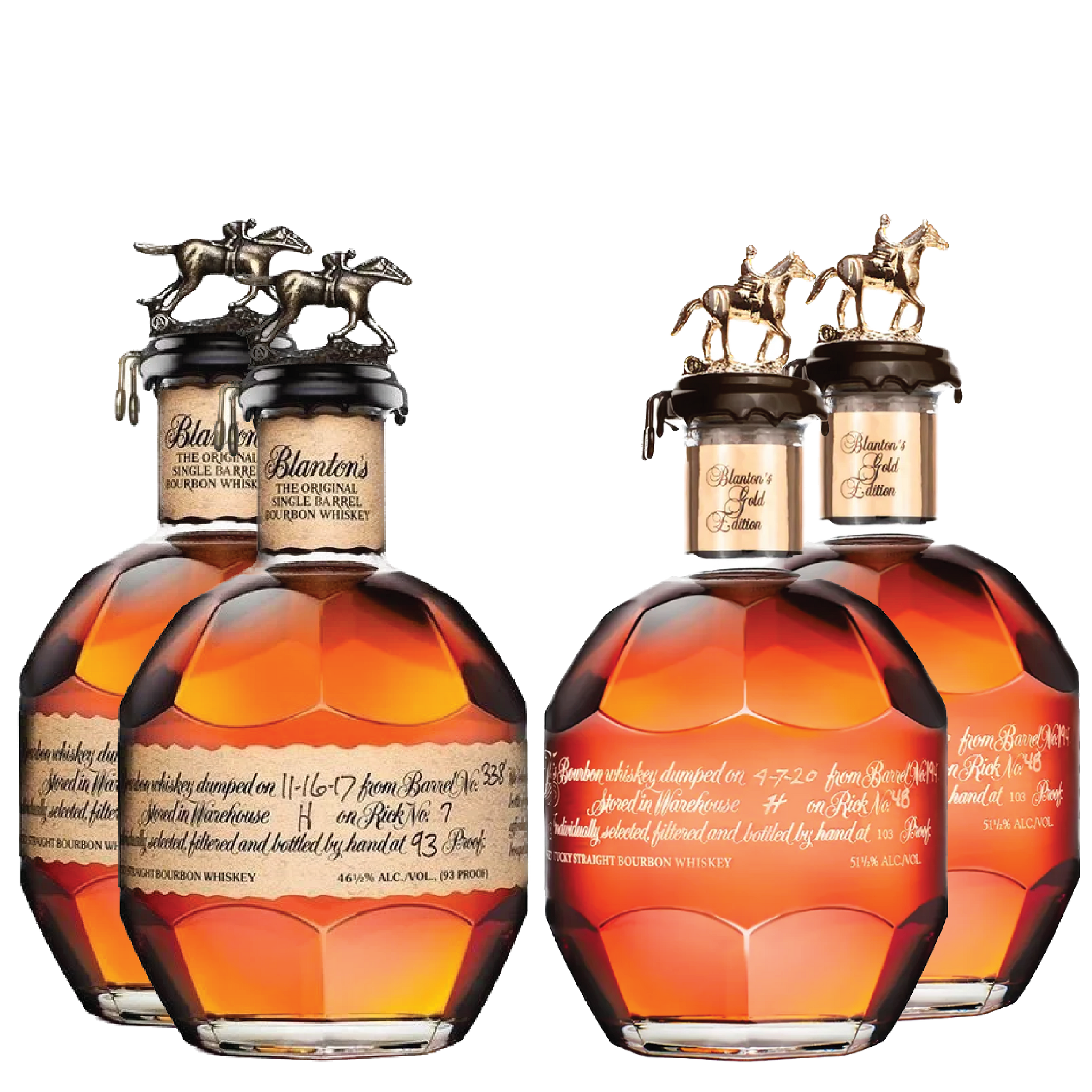 Order 2 Blanton's Single & 2 Blanton's Gold Edition