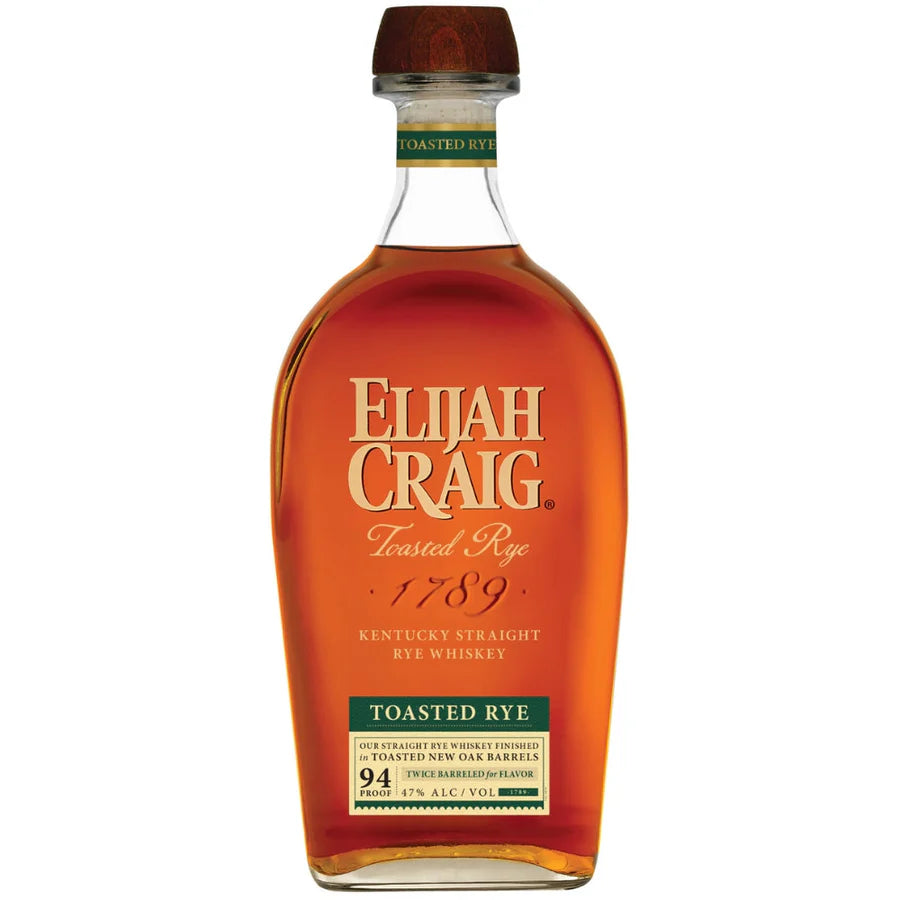 Elijah Craig Toasted Rye Whiskey - Liquor Bar Delivery