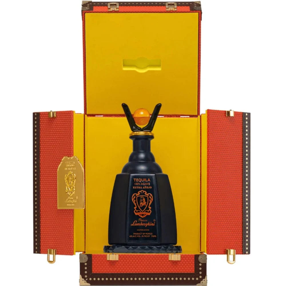 Lamborghini Tequila Extra Anejo w/giftbox 750ml - Liquor Bar Delivery