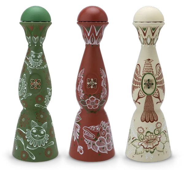 Clase Azul Tequila Master Artisans The Jimón López Family Limited Edition Extra Anejo Tequila Bundle 1Lt 3-Pack