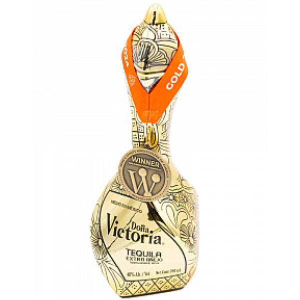 Doña Victoria Tequila Extra Anejo Gold Bottle 750ml - Liquor Bar Delivery