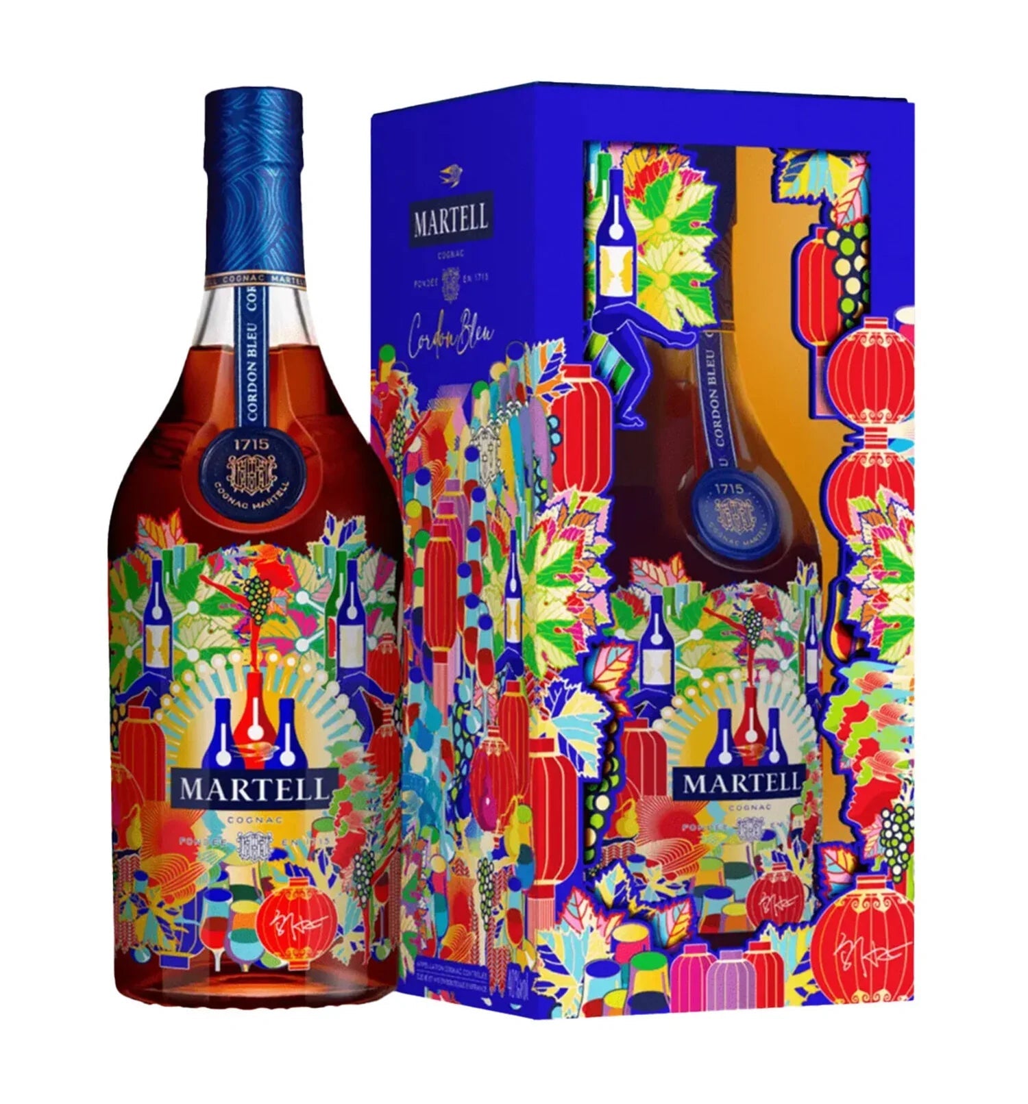 Martell Cognac Cordon Bleu Lunar New Year France - Liquor Bar Delivery