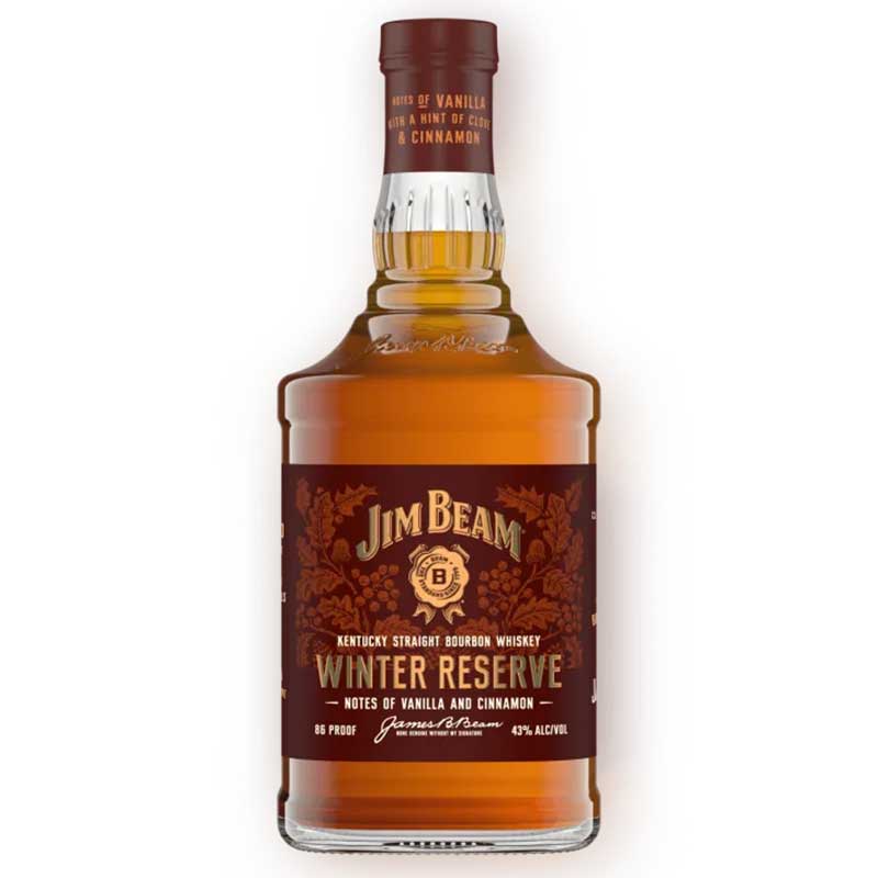 Jim Beam Winter Reserve Bourbon Whiskey 750ml - Liquor Bar Delivery