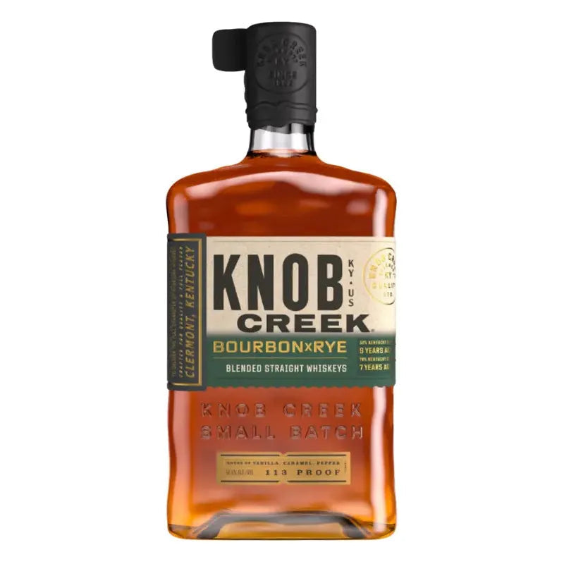 Knob Creek Bourbon X Rye Blended Straight Whiskeys 750ml - Liquor Bar Delivery