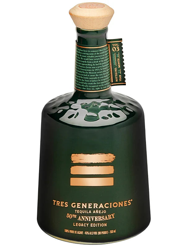 Tres Generaciones 50th Anniversary Limited Edition Anejo Tequila - Liquor Bar Delivery