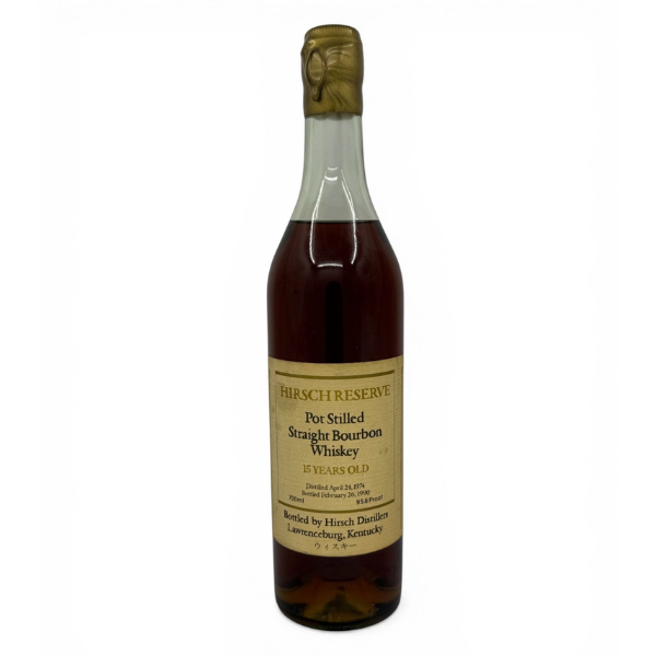 A. H. HIRSCH Reserve Pot Still 15 Year Old Gold Wax