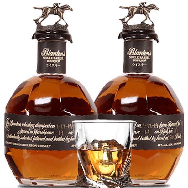 Shop 2 Blanton's Black Label Whiskey Glass Bundle