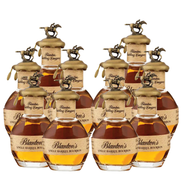 Shop 10 Blanton's Miniature Bourbon 50ml Shot Bundle