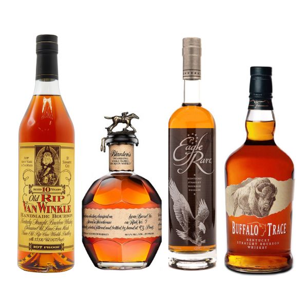 Buffalo Trace, Blanton's Single Barrel, Eagle Rare and Pappy Van Winkl ...