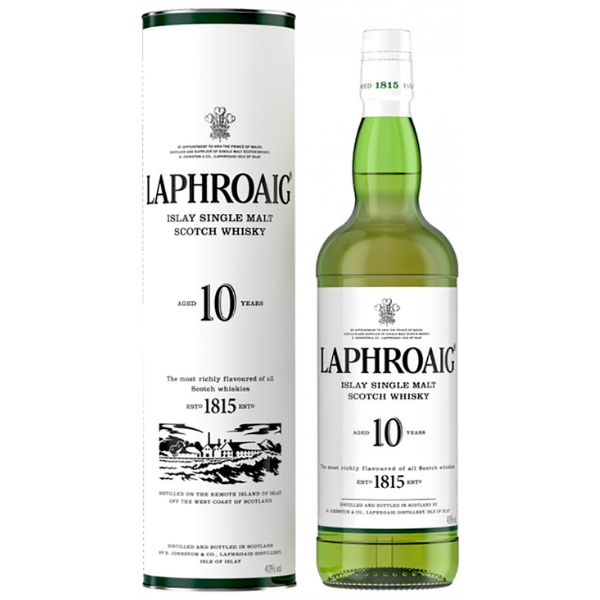 LAPHROAIG Islay Single Malt Whisky 10yr-86 pf - Liquor Bar Delivery