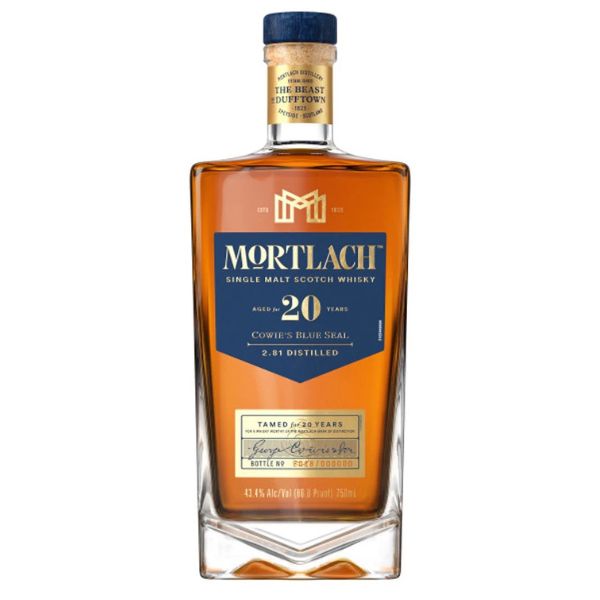 Mortlach 20 Year Old Cowie's Blue Seal Single Malt Scotch Whisky - Liquor Bar Delivery