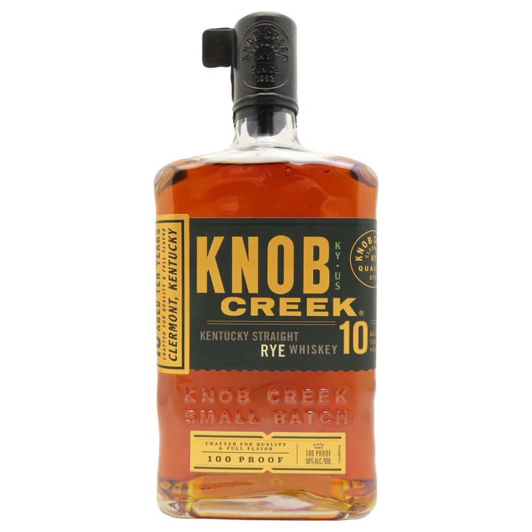 Knob Creek Kentucky Rye Whiskey 100 Proof 10 Year Old 750ml | Liquor Bar Delivery