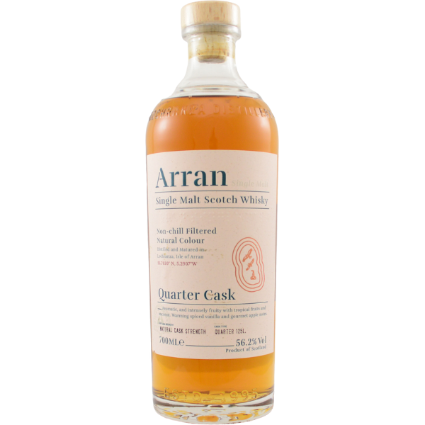 ARRAN Islands Single Malt Scotch Whisky Quarter Cask - Liquor Bar Delivery
