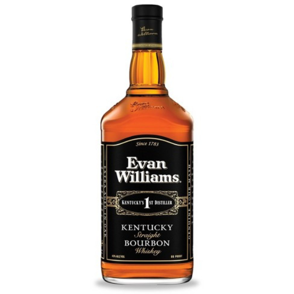 EVAN WILLIAMS Black Label Kentucky Straight Bourbon Whiskey 1.75L - Liquor Bar Delivery