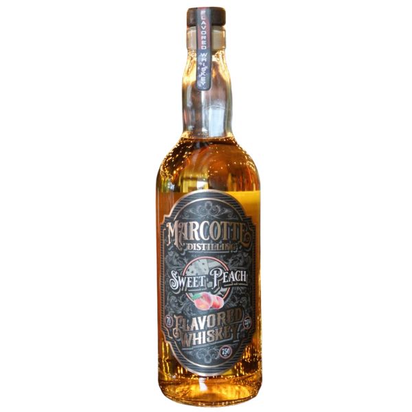 Marcotte Sweet Peach Flavored Whiskey Moonshine - Liquor Bar Delivery