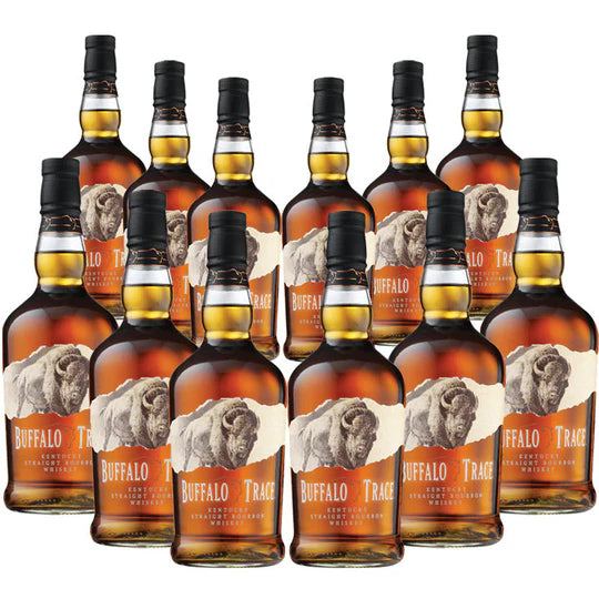 Buffalo Trace 375ml Kentucky Straight Bourbon Whiskey - 12 Bottle Bundle - Liquor Bar Delivery