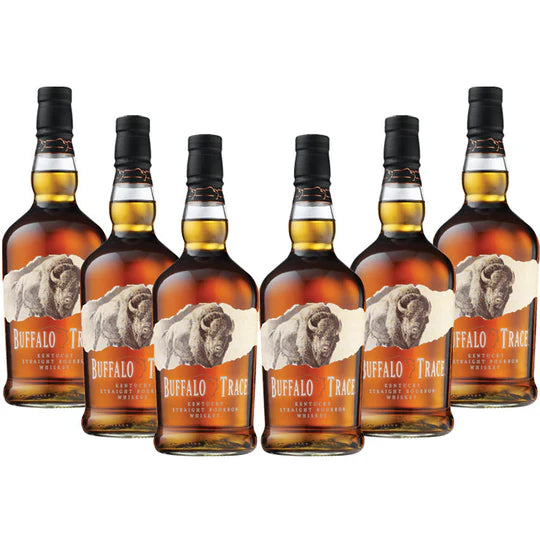 Buffalo Trace 375ml Kentucky Straight Bourbon Whiskey - 6 Bottle Bundle - Liquor Bar Delivery
