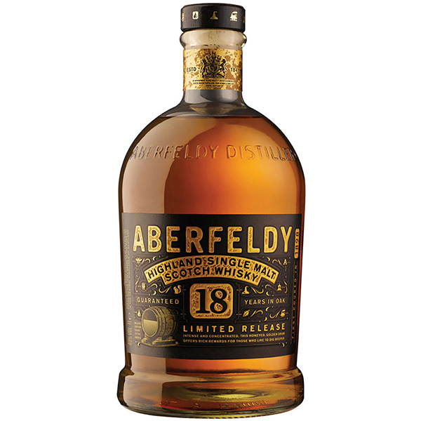 ABERFELDY Highlands Single Malt Whisky 18yr - Liquor Bar Delivery