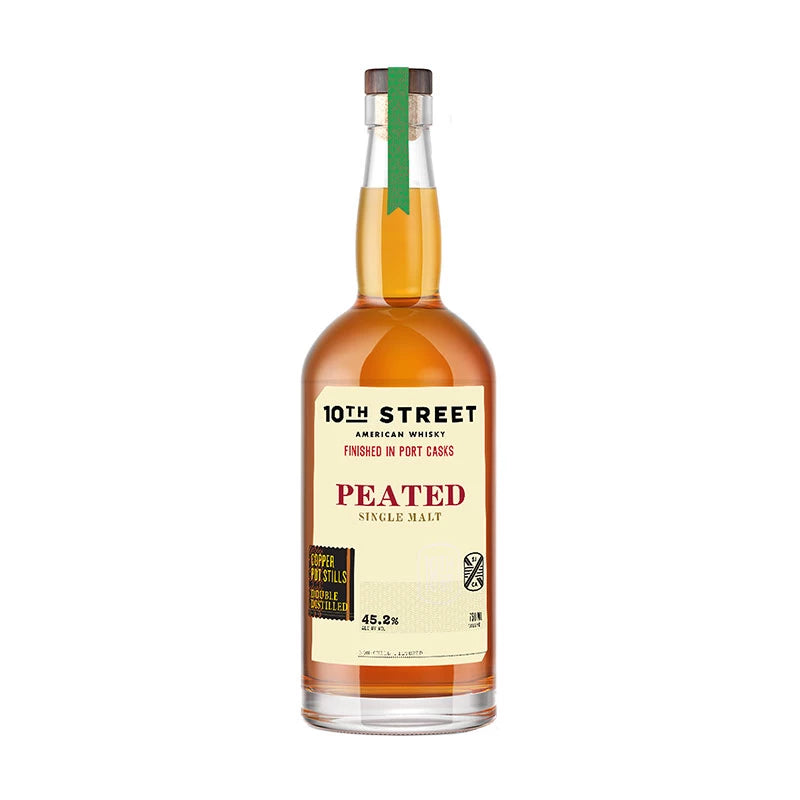 10TH STREET Peated American Single Malt Whiskey-92 pf - Liquor Bar Delivery