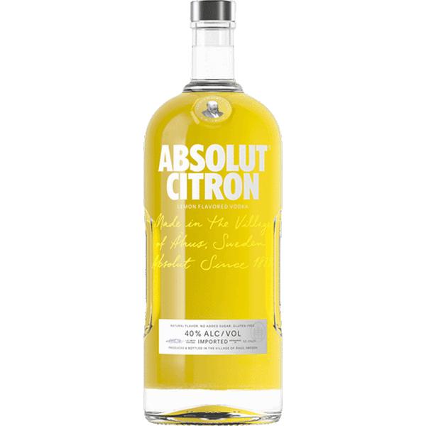 ABSOLUT Vodka Citron - Liquor Bar Delivery