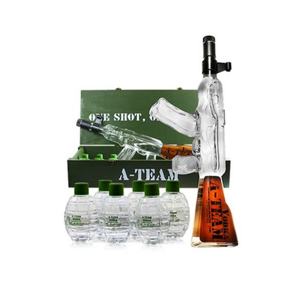 A-Team SWAT Vodka Box with Grenades - 750ml - Liquor Bar Delivery