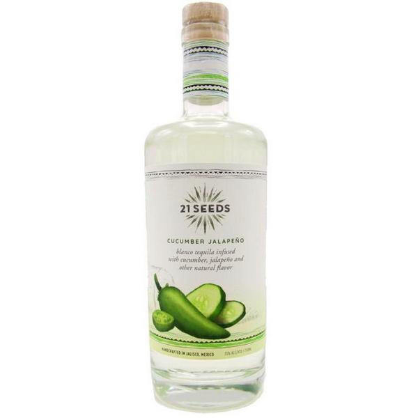 21 Seeds Cucumber Jalapeno Tequila - 750ml - Liquor Bar Delivery