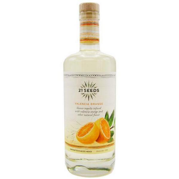 21 Seeds Valencia Orange Tequila - 750ml - Liquor Bar Delivery