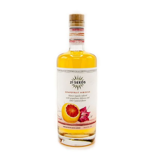 21 Seeds Grapefruit Hibiscus Tequila - 750ml - Liquor Bar Delivery