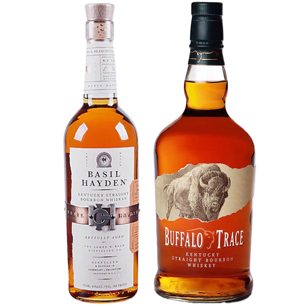 Basil Hayden's Bourbon, Buffalo Trace Kentucky Straight Bourbon Whiskey - Liquor Bar Delivery