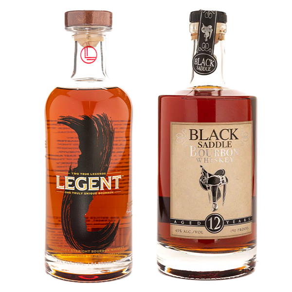 Black Saddle Bourbon 12 Year, Legent Bourbon - Liquor Bar Delivery