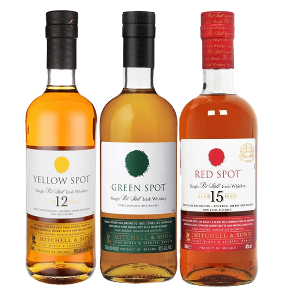 Yellow Spot, Red Spot and Green Spot Irish Whiskey Bundle - Liquor Bar Delivery