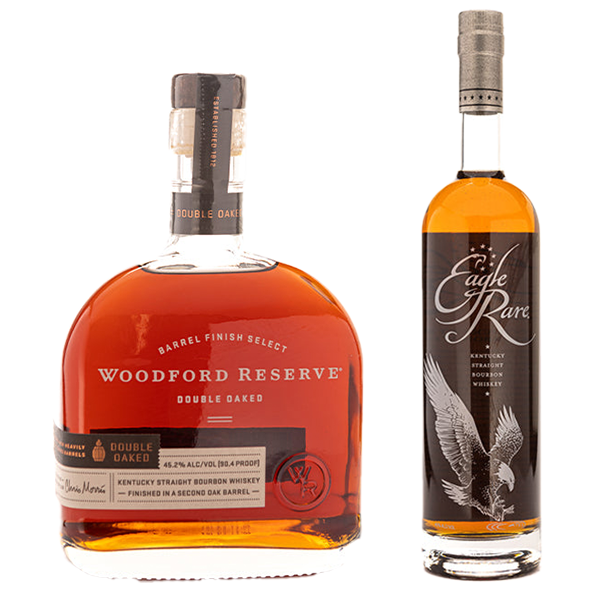 Woodford Reserve Double Oaked Bourbon, Eagle Rare Bourbon - Liquor Bar Delivery