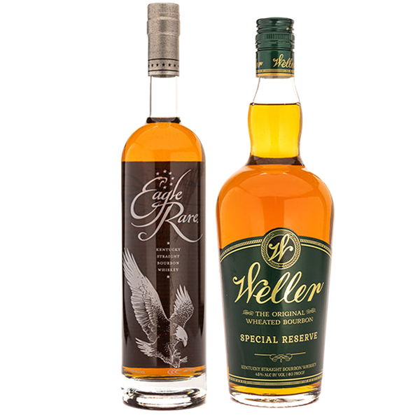 One Eagle Rare, one Weller Special Reserve - Liquor Bar Delivery