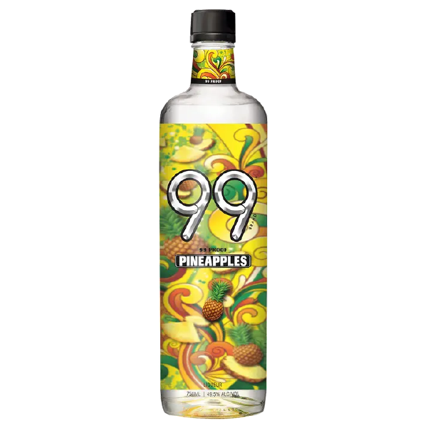 99 Brand Pineapples Liqueur - 750ml - Liquor Bar Delivery