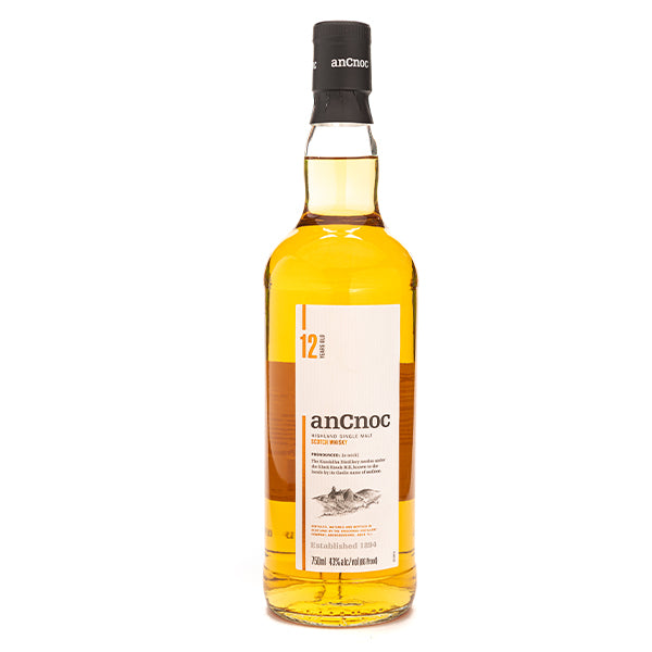 Ancnoc Scotch 12 Year - 750ml - Liquor Bar Delivery