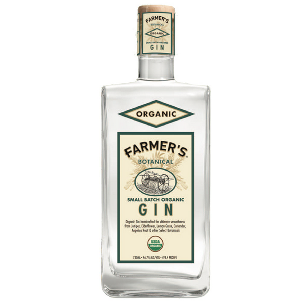 Farmer’s Botanical Gin Small Batch Organic - 750ml - Liquor Bar Delivery