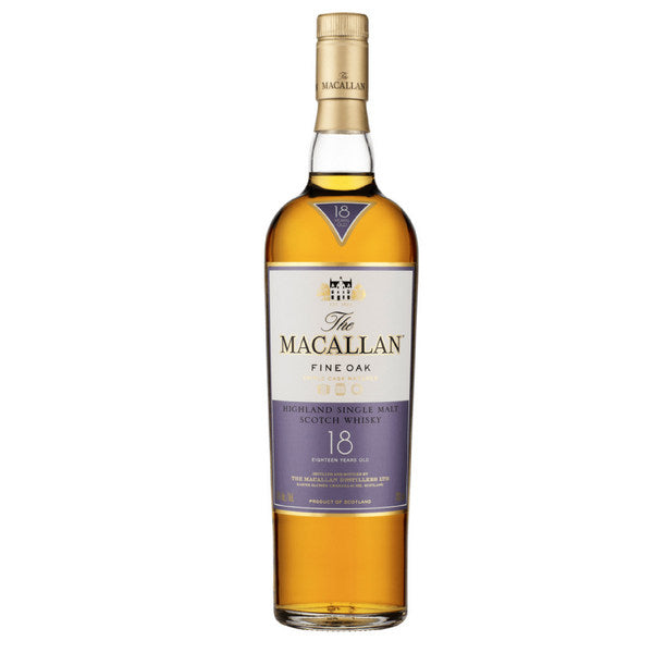 Macallan Scotch 18 Year Fine Oak - 750ml - Liquor Bar Delivery