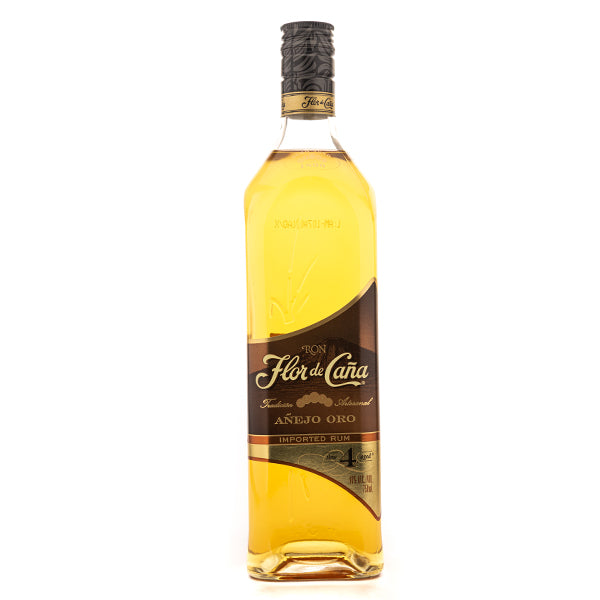 Flor de Cana Anejo Oro Rum 4 Year - 750ml - Liquor Bar Delivery