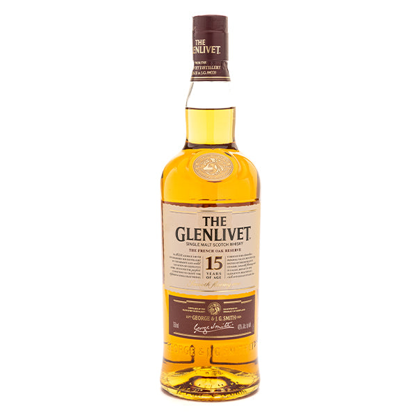 Glenlivet Scotch 15 Year - 750ml - Liquor Bar Delivery