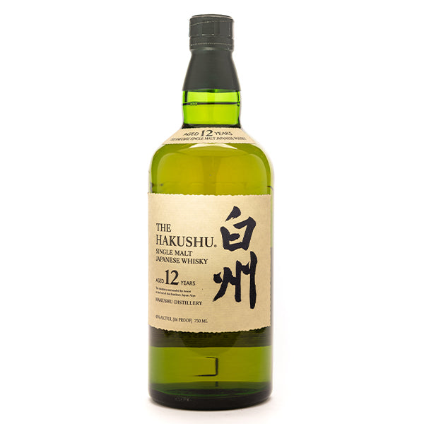 Hakushu Japanese Whiskey 12 Year - 750ml - Liquor Bar Delivery