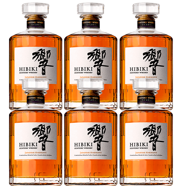 6 Hibiki Suntory Japanese Whiskey Bundle - Liquor Bar Delivery
