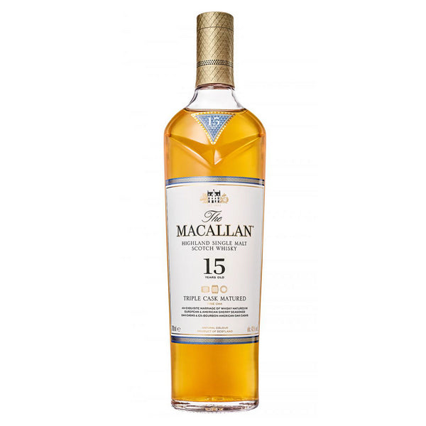 Macallan Scotch 15 Year Triple Cask Matured - 750ml - Liquor Bar Delivery