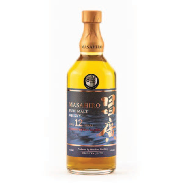 Masahiro 12 Year Old Oloroso Sherry Cask Finish Pure Malt Whisky - 750ml - Liquor Bar Delivery