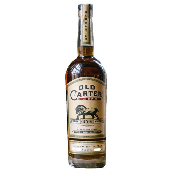 Old Carter Straight Rye Whiskey - 750ml - Liquor Bar Delivery