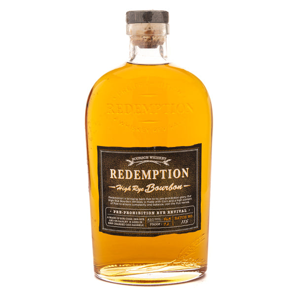 Redemption High Rye Bourbon - 750ml - Liquor Bar Delivery