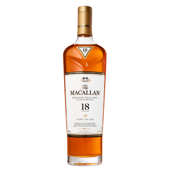 Macallan 18 Year Old Sherry Oak - 750ml - Liquor Bar Delivery